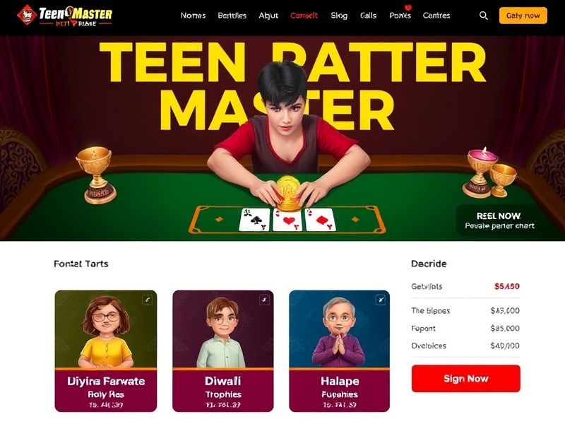 Master Teen Patti with pro guides and odds calculators. Compete in high-stakes tournaments!