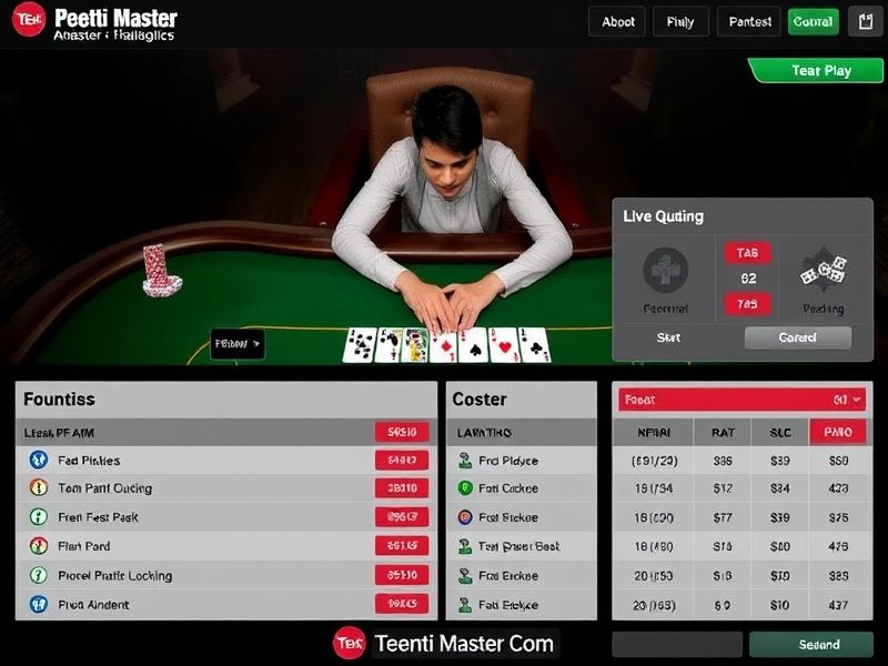 Master Teen Patti with pro guides and odds calculators. Compete in high-stakes tournaments!